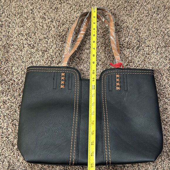 Montana West Black and Brown Shoulder Bag - Picture 3 of 14